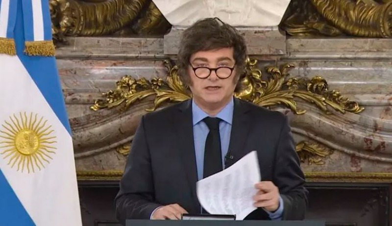 En cadena nacional, Javier Milei dijo que lo peor ya pas